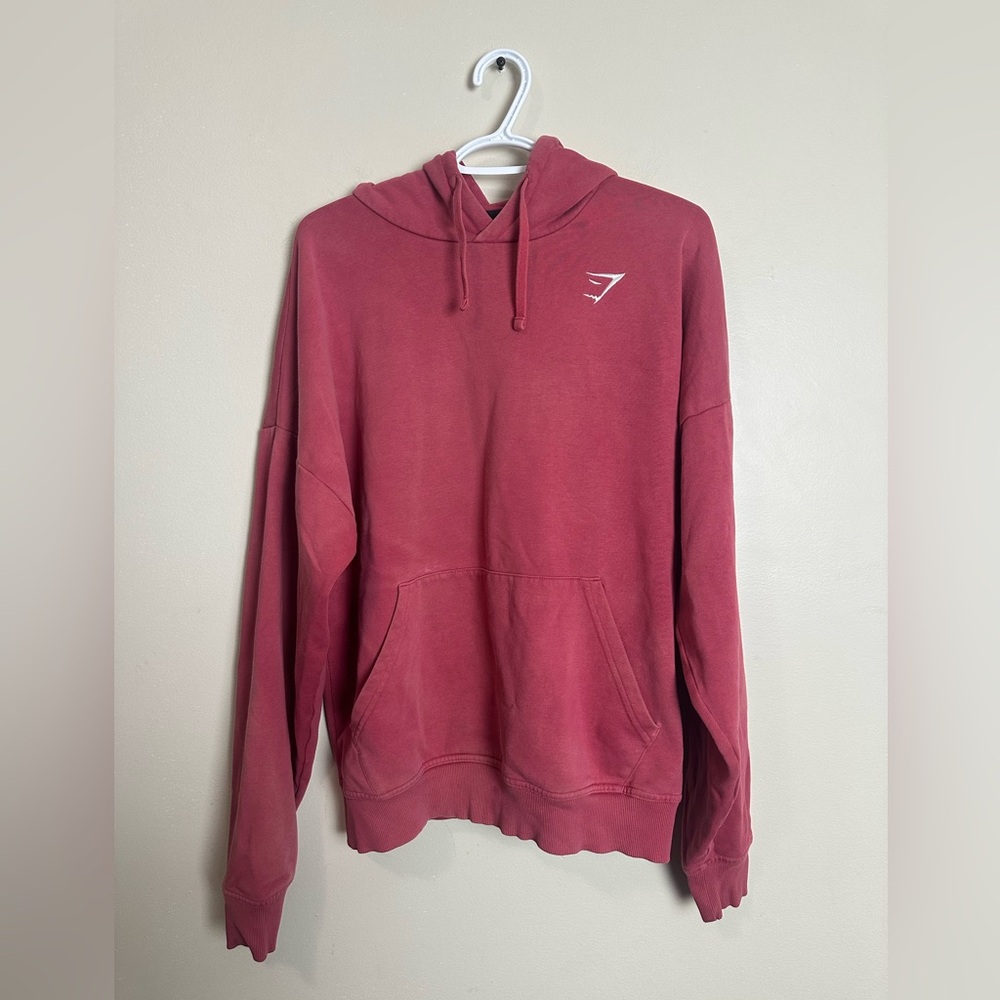 Gymshark Size S Men's Hoodie in Deep Red